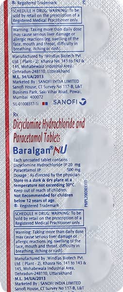 Baralgan NU Tablet