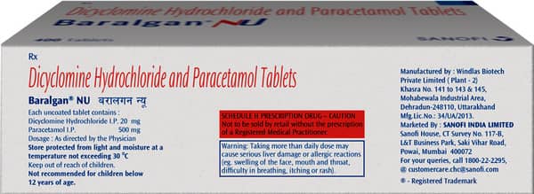 Baralgan NU Tablet