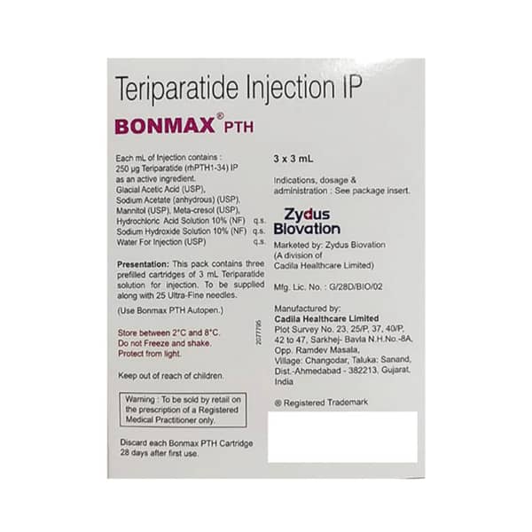 Bonmax PTH 750Mcg/3Ml Solution For Injection
