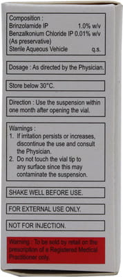 Brinzox Bottle Of 5ml Eye Drops