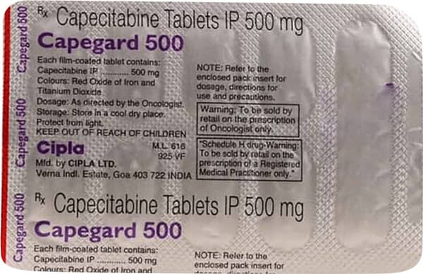 Capegard 500mg Strip Of 10 Tablets