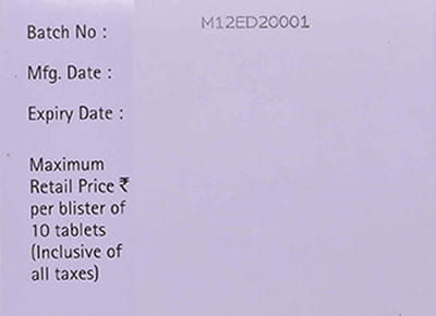 Carbophage G 1mg Forte Strip Of 10 Tablets