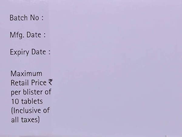 Carbophage G 2mg Forte Strip Of 10 Tablets