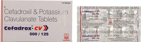 Cefadrox Cv Strip Of 10 Tablets
