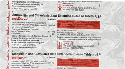 Clavidur Xr Strip Of 10 Tablets
