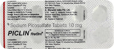 Piclin 10mg Strip Of 10 Tablets