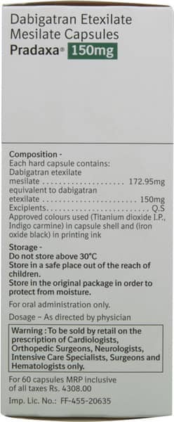 PRADAXA 150MG CAPSULE