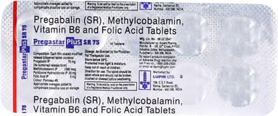 Pregastar Plus Sr 75mg Strip Of 10 Tablets