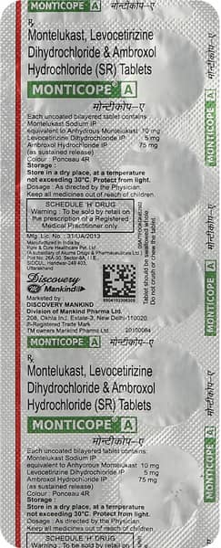 Monticope A Strip Of 10 Tablets