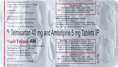 Safetelmi Am Strip Of 10 Tablets