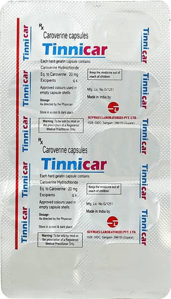Tinnicar Strip Of 10 Capsules