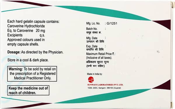 Tinnicar Strip Of 10 Capsules