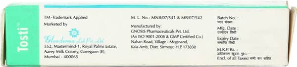 Tosti Tube Of 5gm Gel