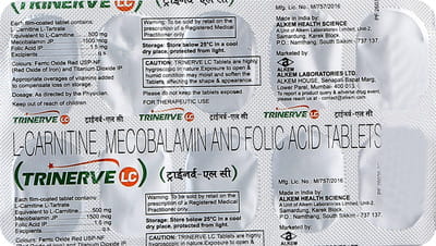 Trinerve Lc Strip Of 10 Tablets