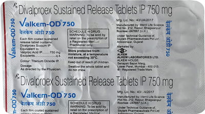 Valkem Od 750mg Strip Of 10 Tablets