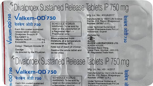 Valkem Od 750mg Strip Of 10 Tablets