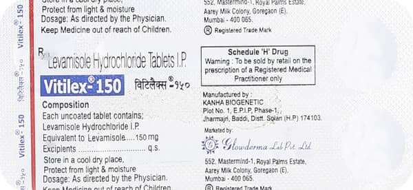 Vitilex 150mg Strip Of 4 Tablets