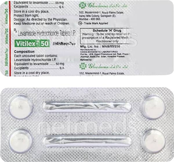 Vitilex 50mg Strip Of 4 Tablets