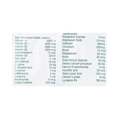 Bymultiti Gold Strip Of 10 Tablets