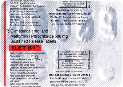 Ilet B1 Strip Of 10 Tablets