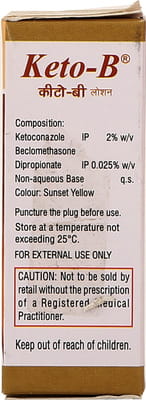 Keto B Bottle Of 15ml Lotion