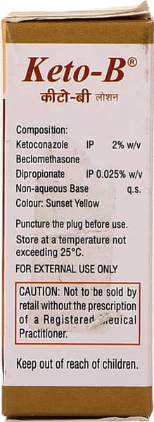 Keto B Bottle Of 15ml Lotion