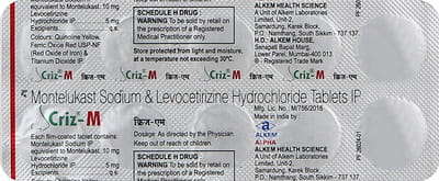 Criz M Strip Of 10 Tablets