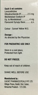 Criz M Bottle Of 60ml Syrup