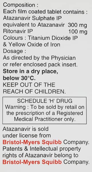 Atazor R Bottle Of 30 Tablets