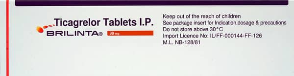 ब्रिलिंटा 90एमजी टैबलेट