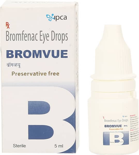Bromvue Bottle Of 5ml Eye Drops