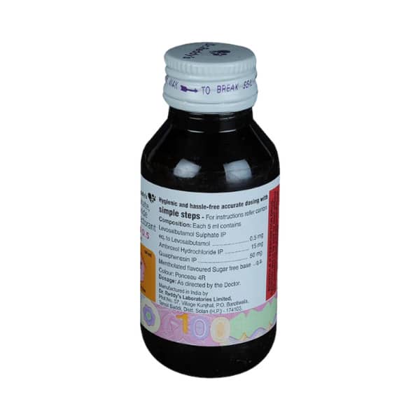 Bro Zedex Ls 0.5mg Raspberry Flavour Bottle Of 60ml Expectorant
