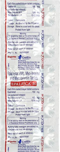 Epalrica M Strip Of 10 Tablets