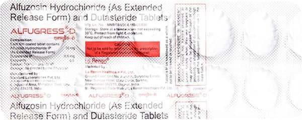 Alfugress D Strip Of 10 Tablets