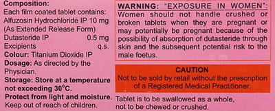 Alfugress D Strip Of 10 Tablets