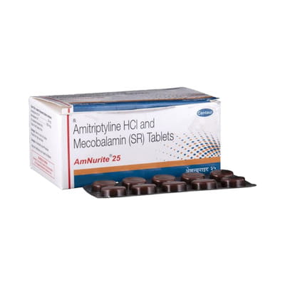 Amnurite 25mg Strip Of 10 Tablets