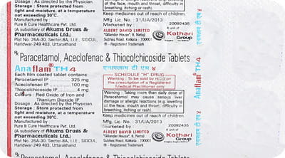 Anaflam Th 4mg Strip Of 10 Tablets