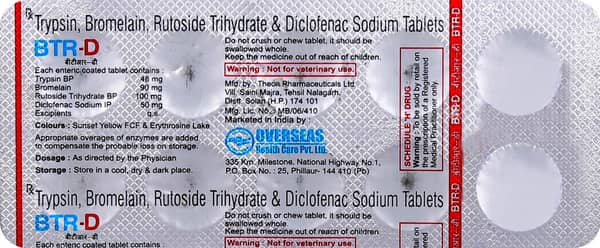 Btr D Strip Of 10 Tablets