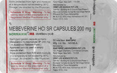 Normaxin Mb Strip Of 10 Capsules