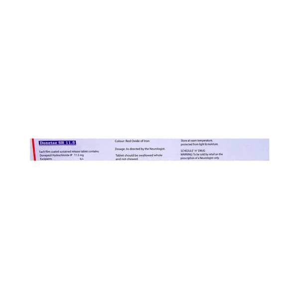 Donetaz Sr 11.5Mg Strip Of 10 Tablets