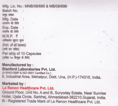 Eiref Strip Of 10 Capsules