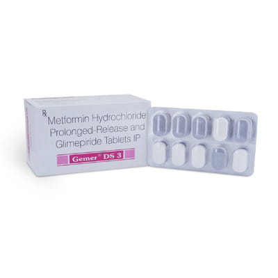 Gemer Ds 3mg Strip Of 10 Tablets