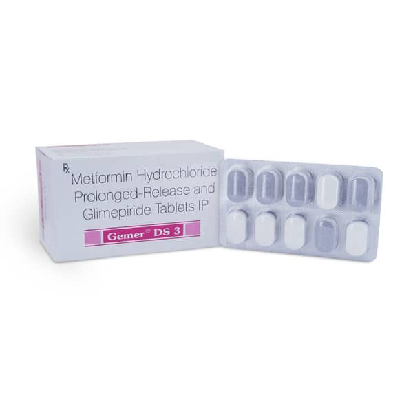 Gemer Ds 3mg Strip Of 10 Tablets