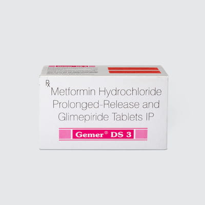Gemer Ds 3mg Strip Of 10 Tablets