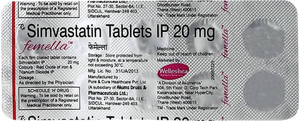 Femella 20mg Tablet