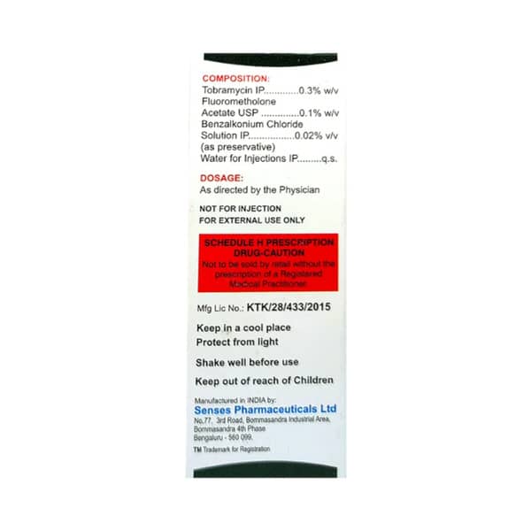 Obrin F Bottle Of 5ml Eye Drops