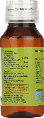 Odimont Lc Bottle Of 60ml Syrup