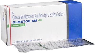 Olmetor Am 40mg Strip Of 10 Tablets