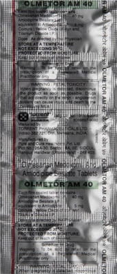 Olmetor Am 40mg Strip Of 10 Tablets