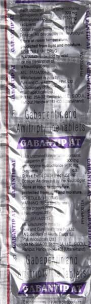 गैबान्टिप ऐट 300एमजी की स्ट्रिप 10 टैबलेट्स